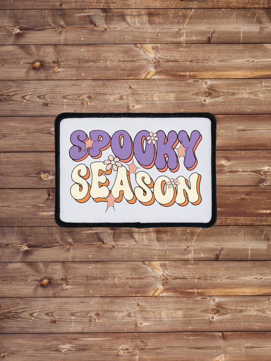 Spooky Season Iron on Patch