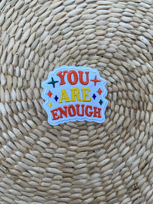 You Are Enough Iron on Patch