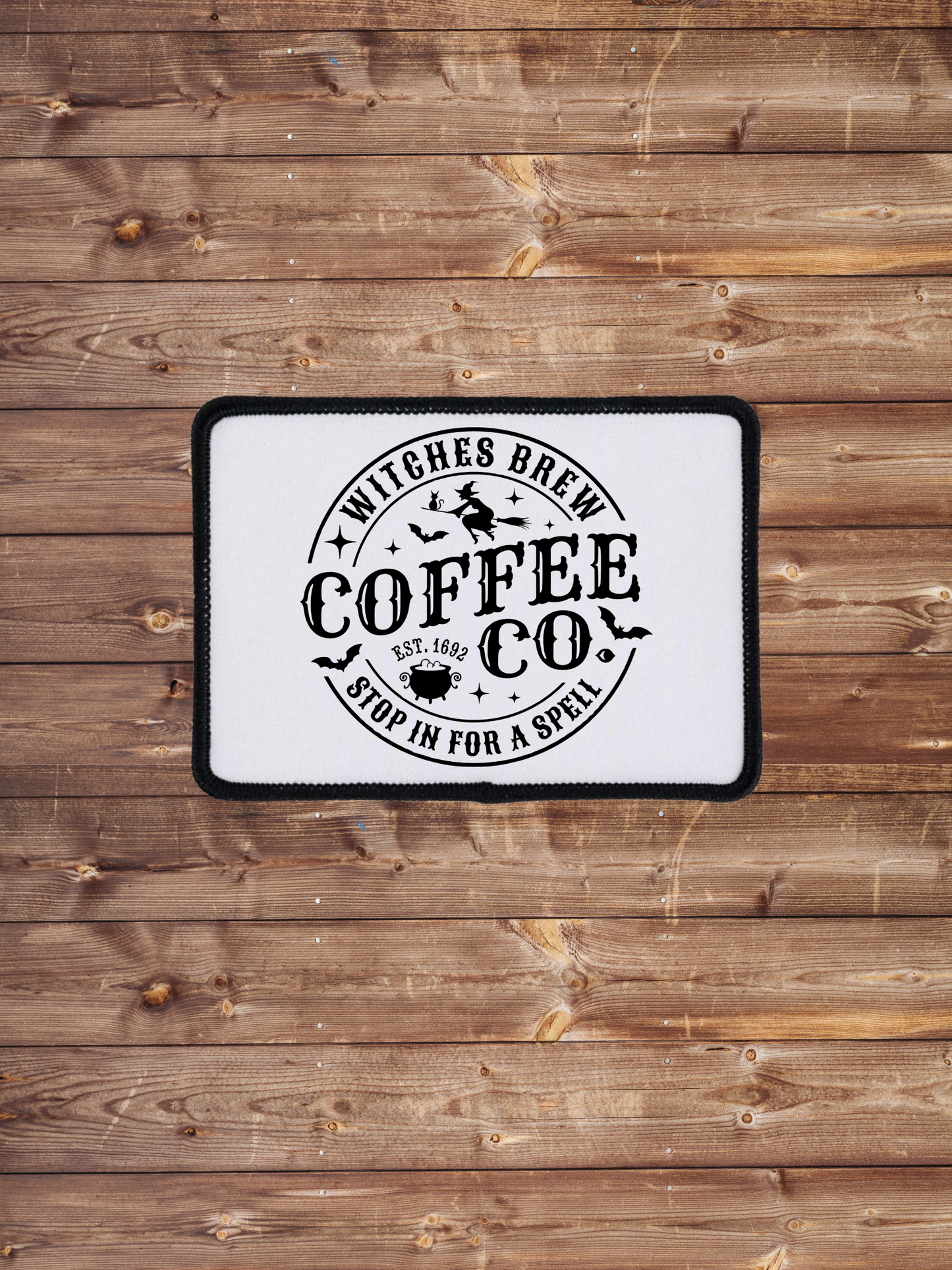 Witchs Brew Coffee Co Round Patch