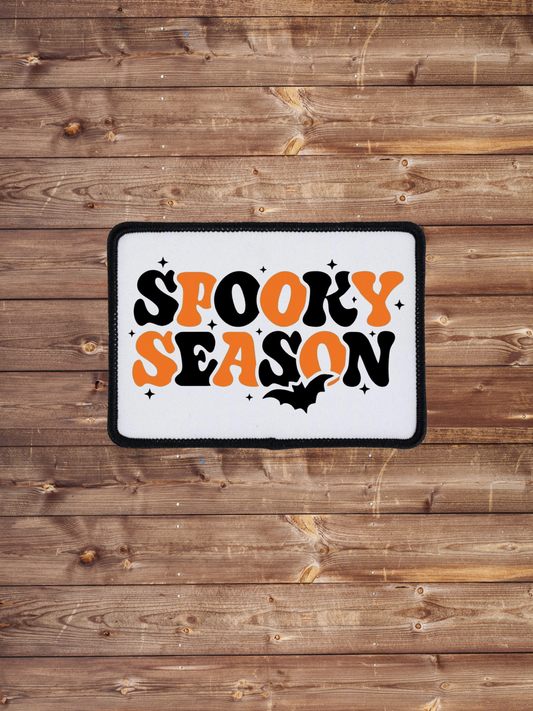 Black/Orange Spooky Season Patch