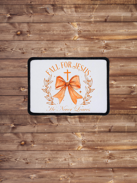 Fall For Jesus Bow Patch