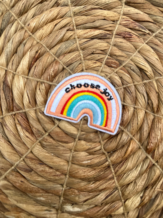 Choose Joy Rainbow Patch