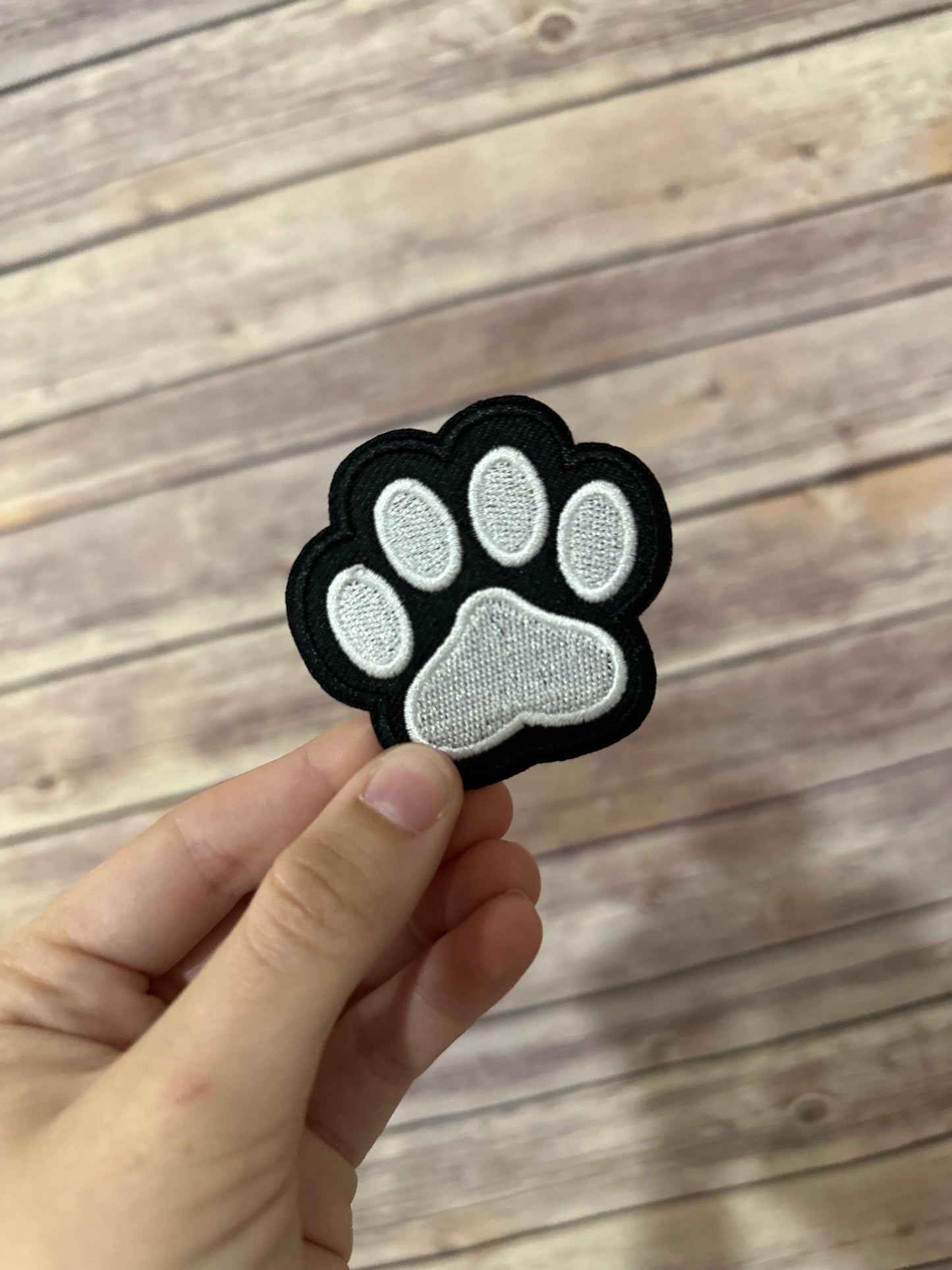 Paw Print Iron on Patch