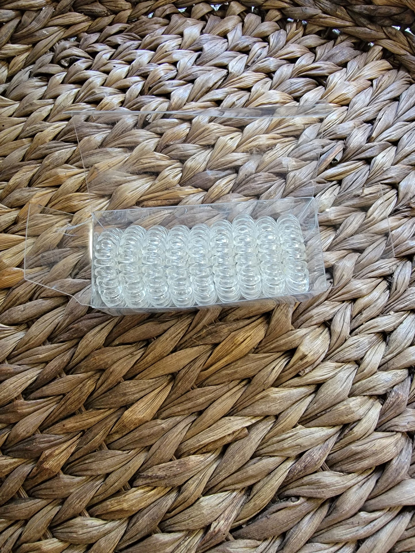 Clear Boxed Hair Tie