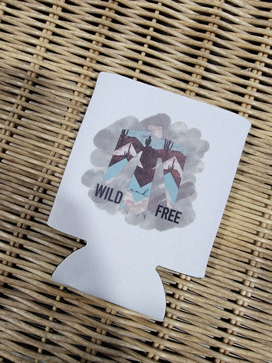 Wild & Free Can Cooler