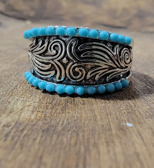 Turquoise Bead Ring