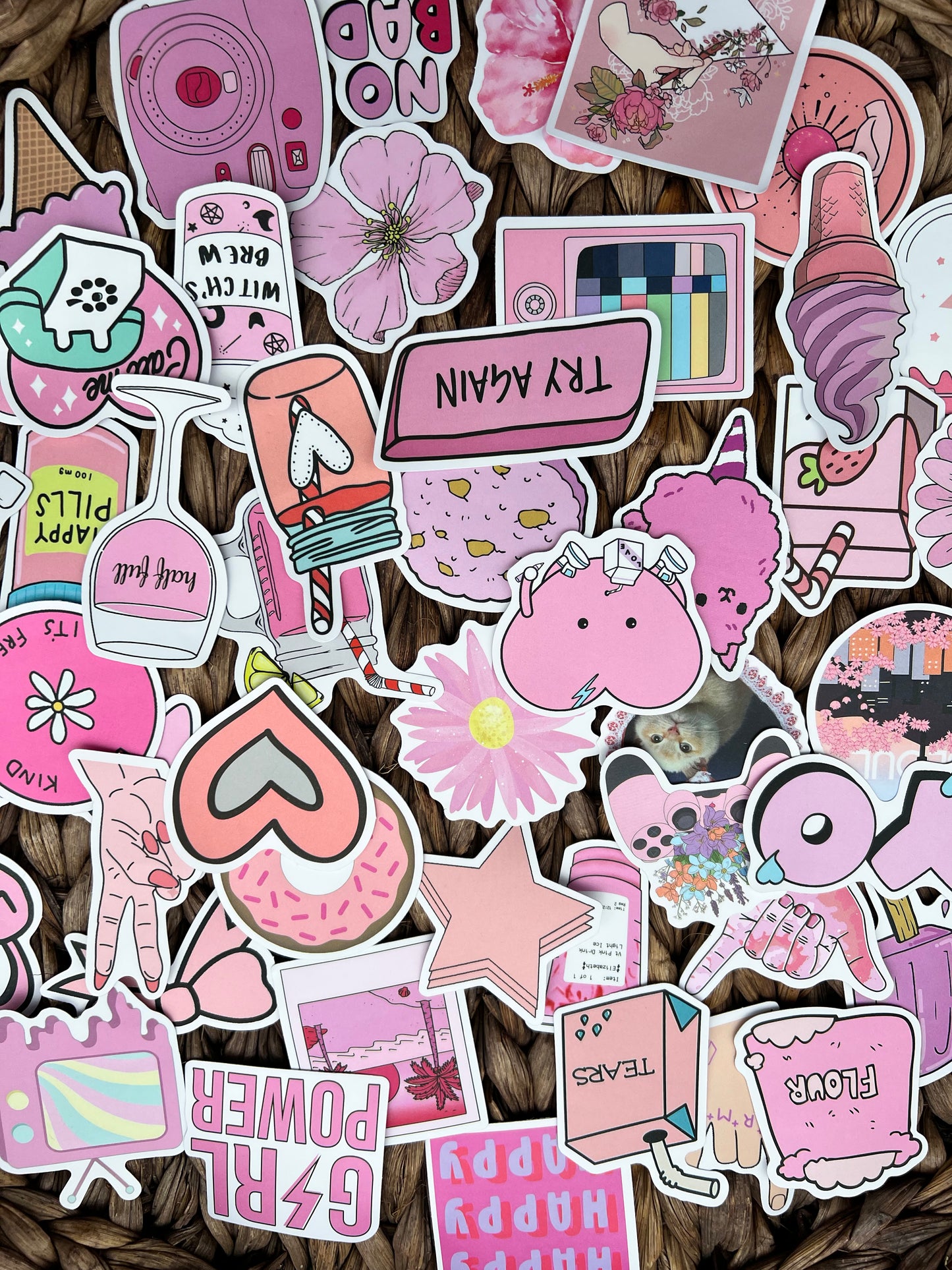 Pink Power Sticker Bundle