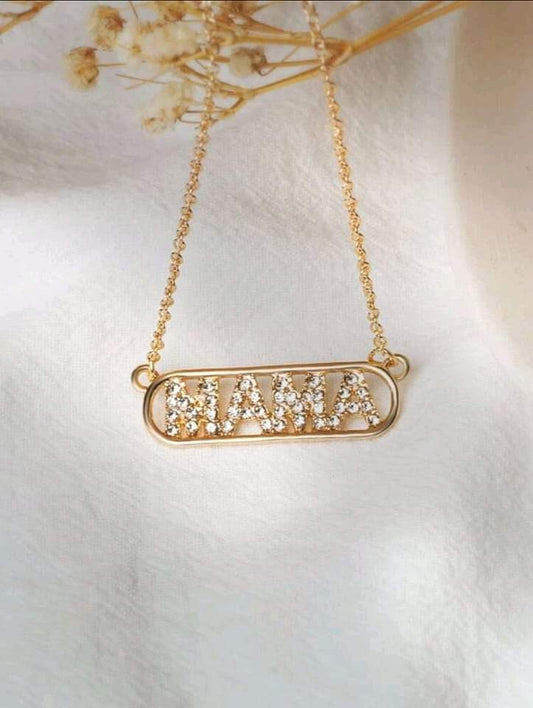 Wrapped in Gold Mama Necklace
