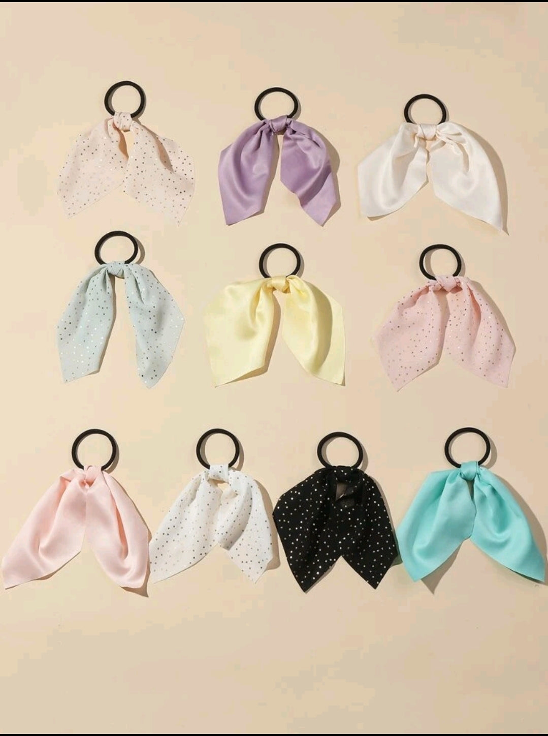 Spring Hair Scarf Set of 10